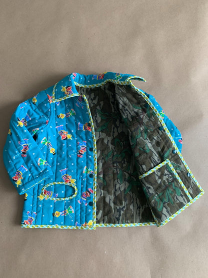 RTS | Quilted Chore coat | size 5-6yr