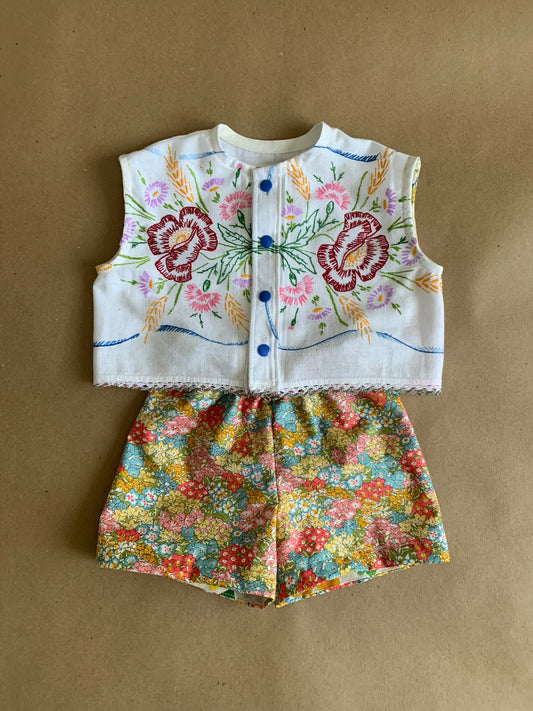 RTS | Two Piece floral Set | size 1-2yr
