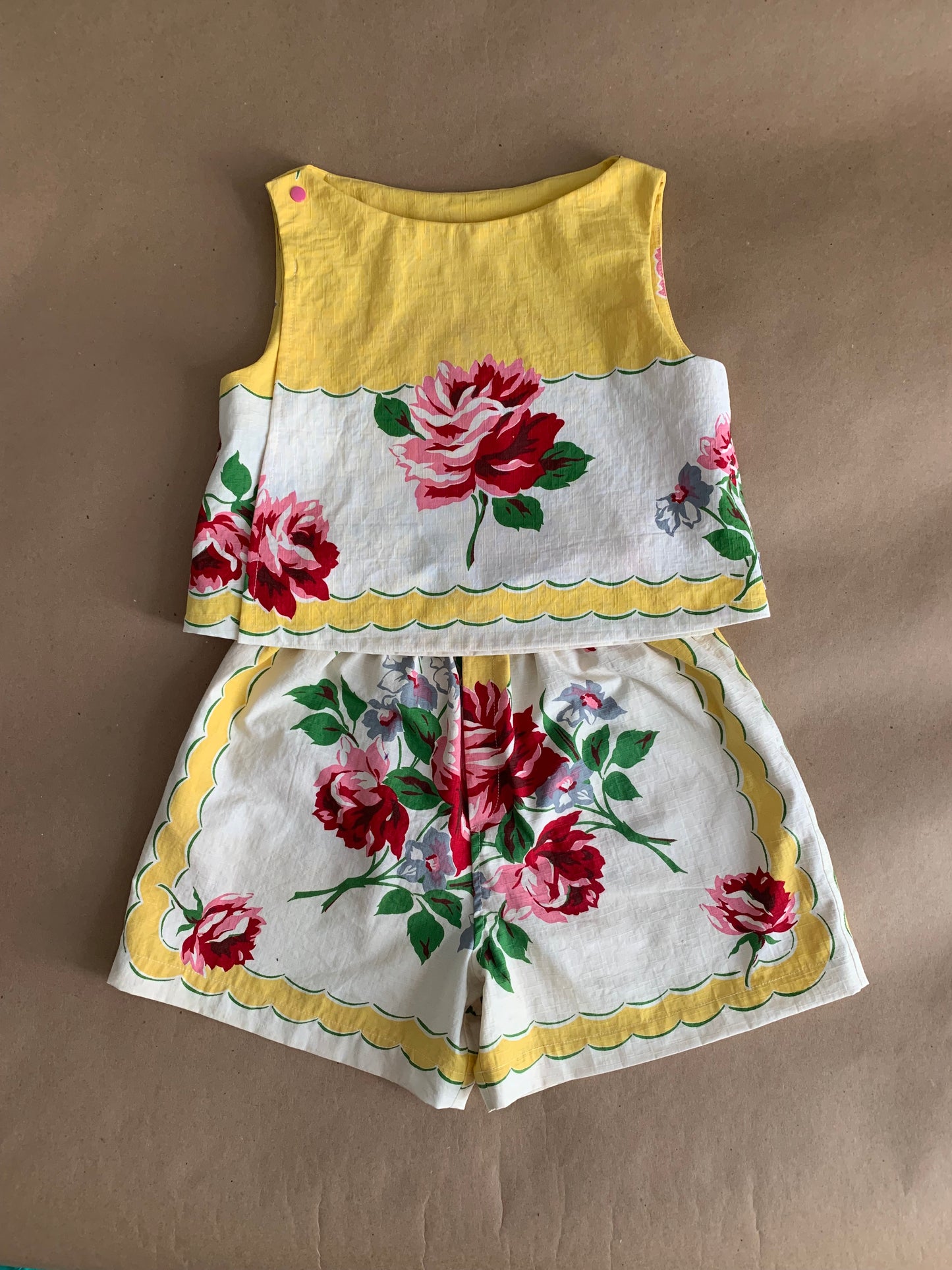 RTS | sleeveless top and shorts set | 12yr