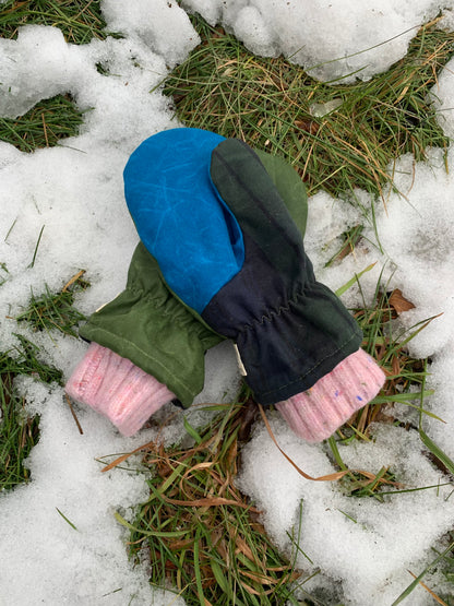 RTS | Waxed Canvas Mittens | adult S