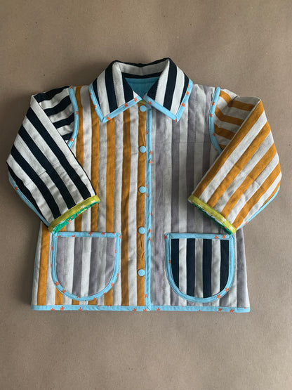 Quilted Reversible Chore Coat