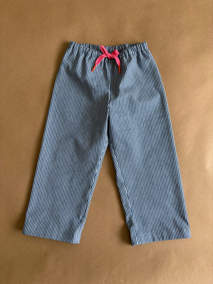RTS | wide leg cotton Pants | 4yr