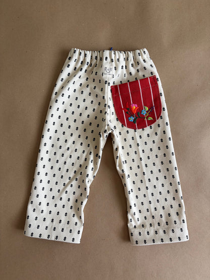 RTS | wide leg ditsy floral Pants | 2-3yr
