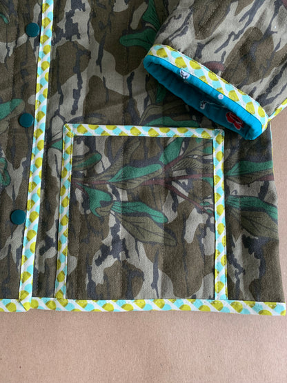 RTS | Quilted Chore coat | size 5-6yr