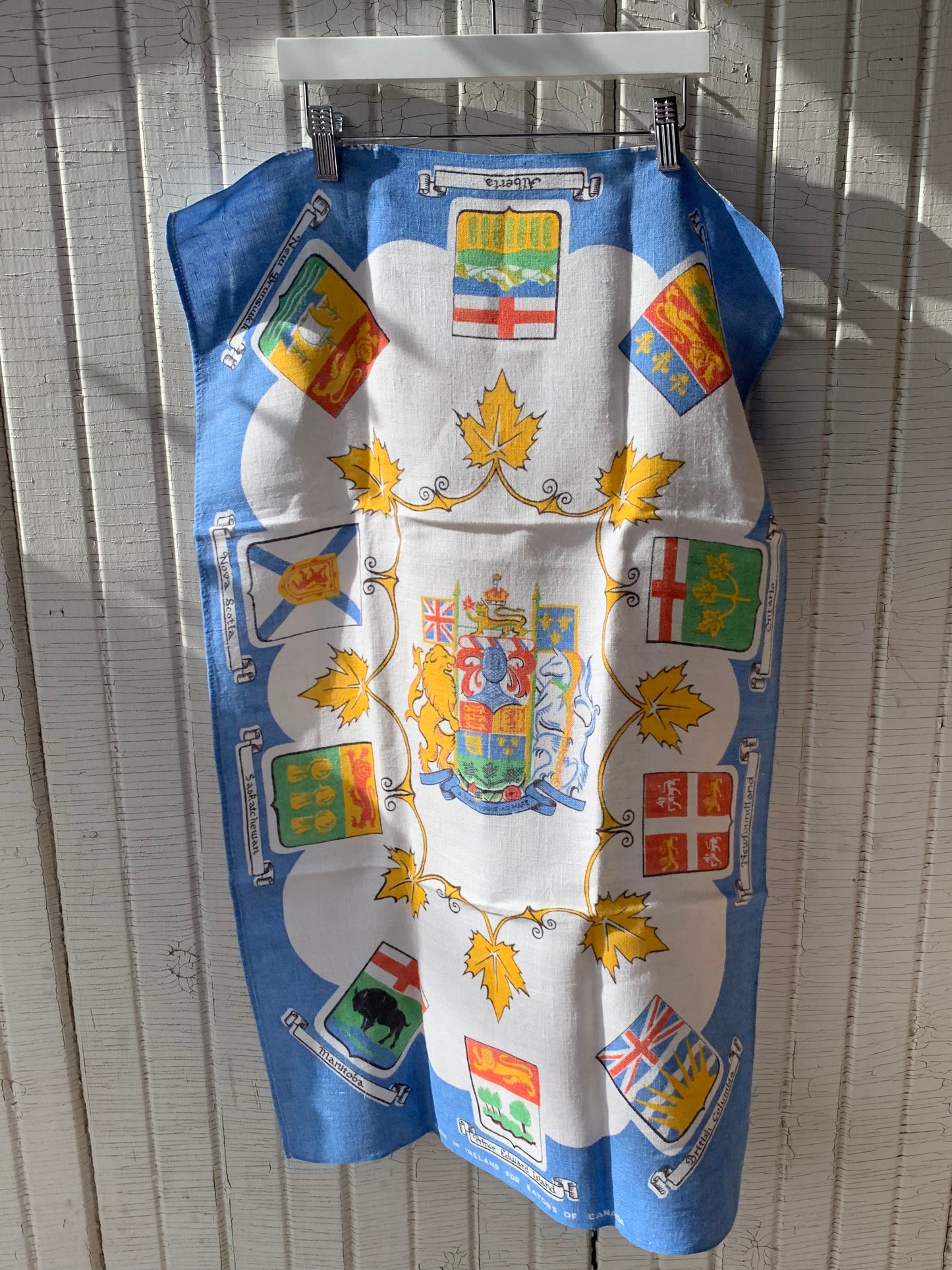 Coats of arms tea towel