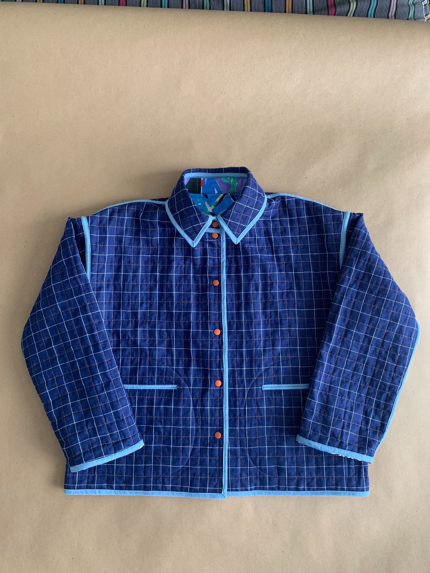 Adult Quilted Reversible Chore Coat