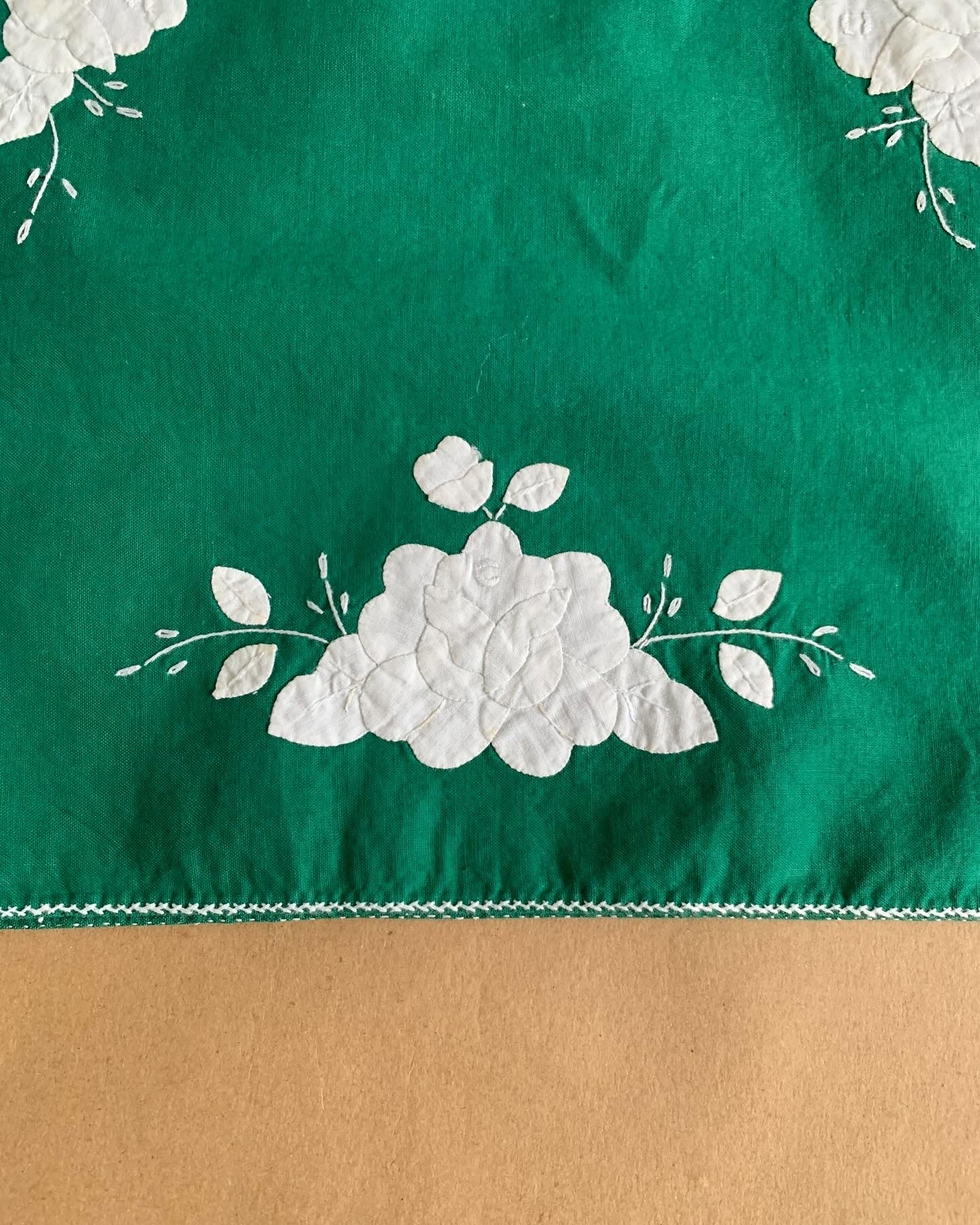 RTS Forest Green table linen sleeveless basic T | 1-2yr