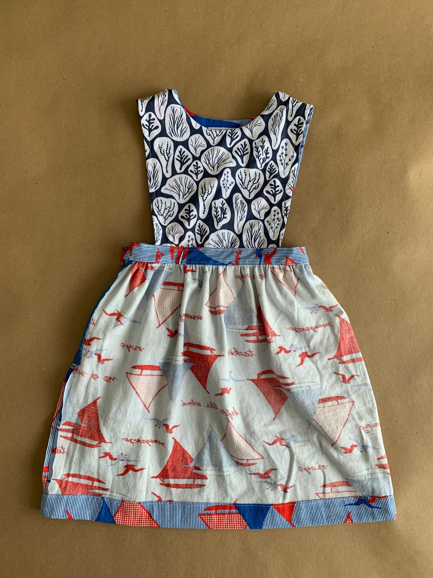 RTS | Pinafore Dress | size 5-6yr