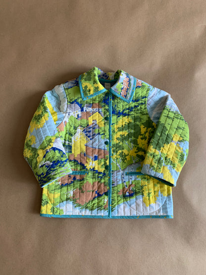 RTS | Quilted Chore coat | size 4-5yr