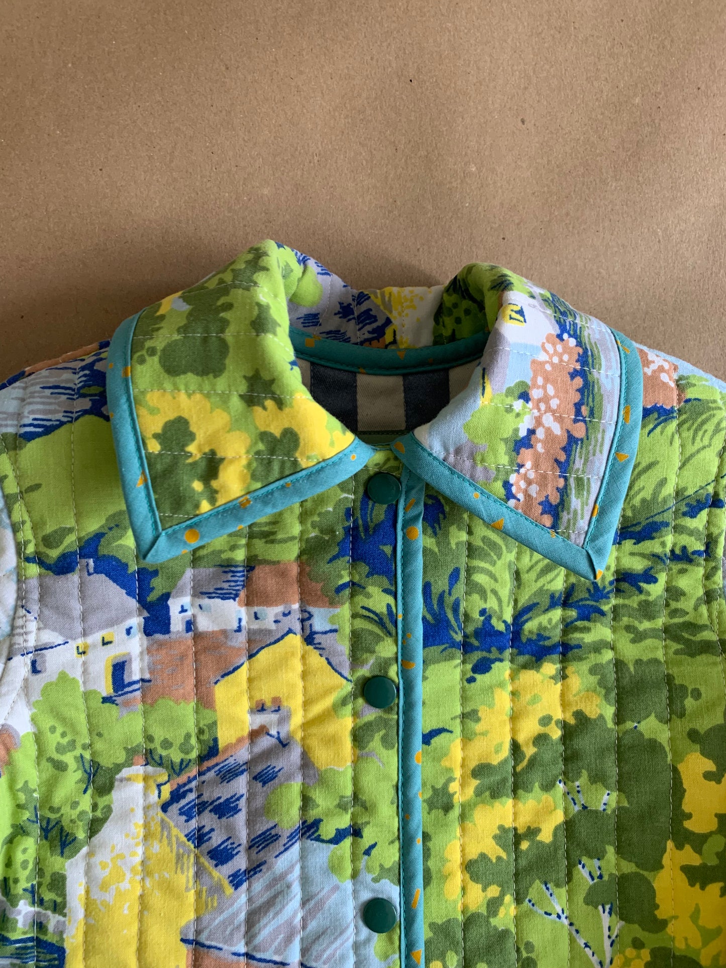RTS | Quilted Chore coat | size 4-5yr
