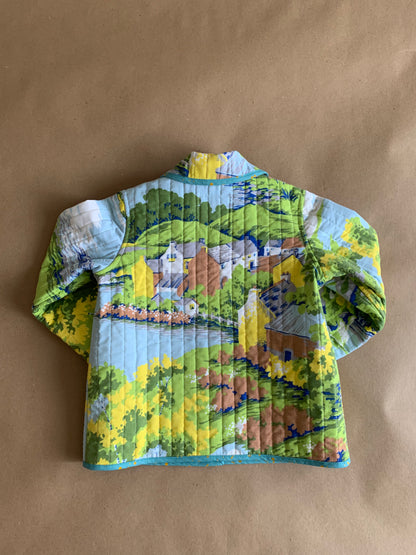 RTS | Quilted Chore coat | size 4-5yr