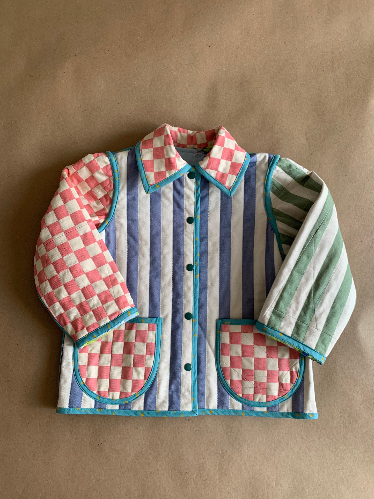 RTS | Quilted Chore coat | size 4-5yr