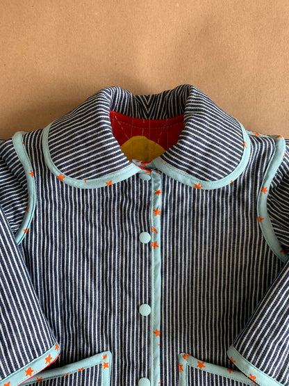 RTS | Quilted Chore coat | size 2-3yr
