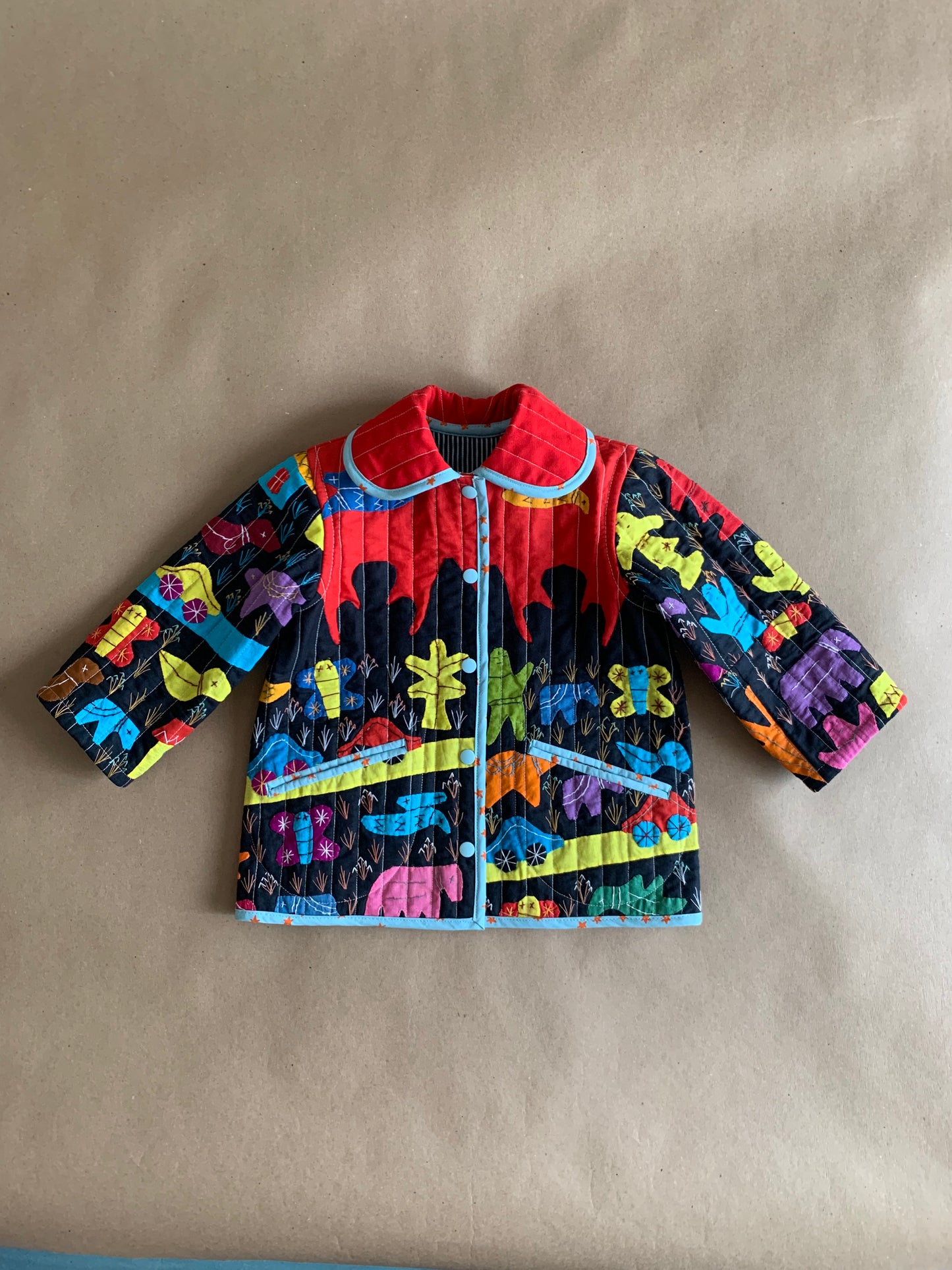RTS | Quilted Chore coat | size 2-3yr