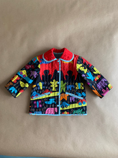 RTS | Quilted Chore coat | size 2-3yr