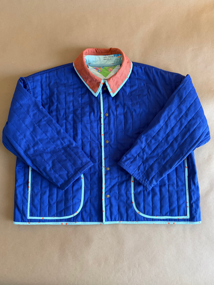 RTS Adult Quilted Reversible Chore Coat | size XXL