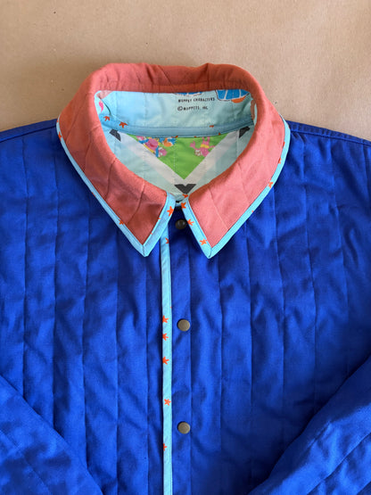 RTS Adult Quilted Reversible Chore Coat | size XXL