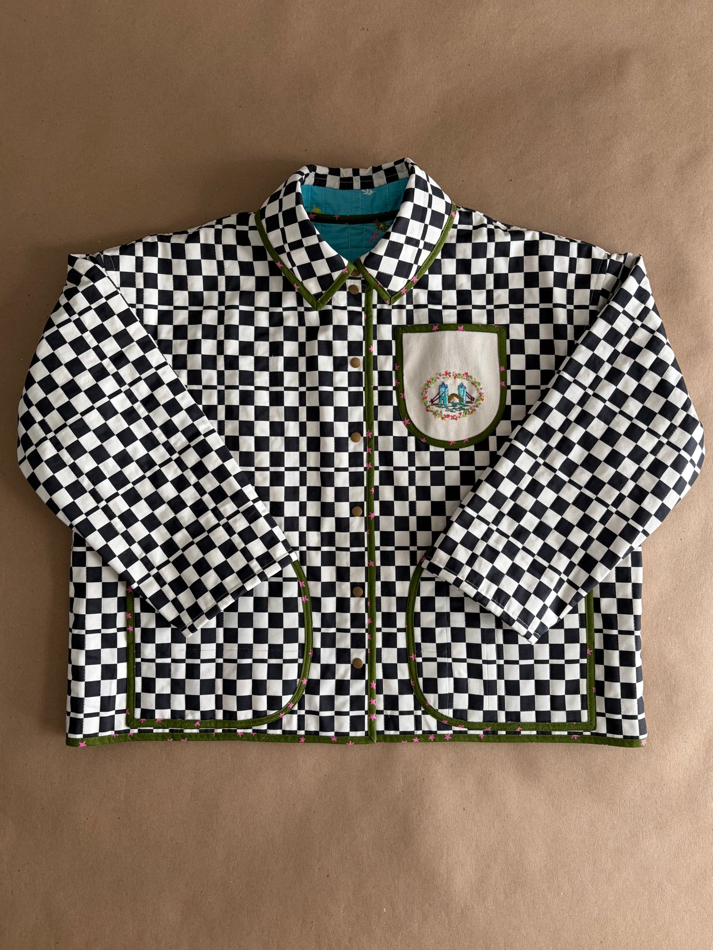 RTS Adult Quilted Reversible Chore Coat | size XL