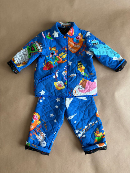 RTS | Quilted Sesame Street two piece set | size 3-4yr