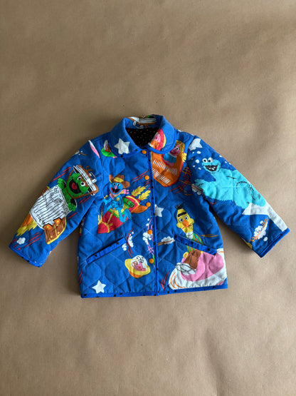 RTS | Quilted Sesame Street two piece set | size 3-4yr