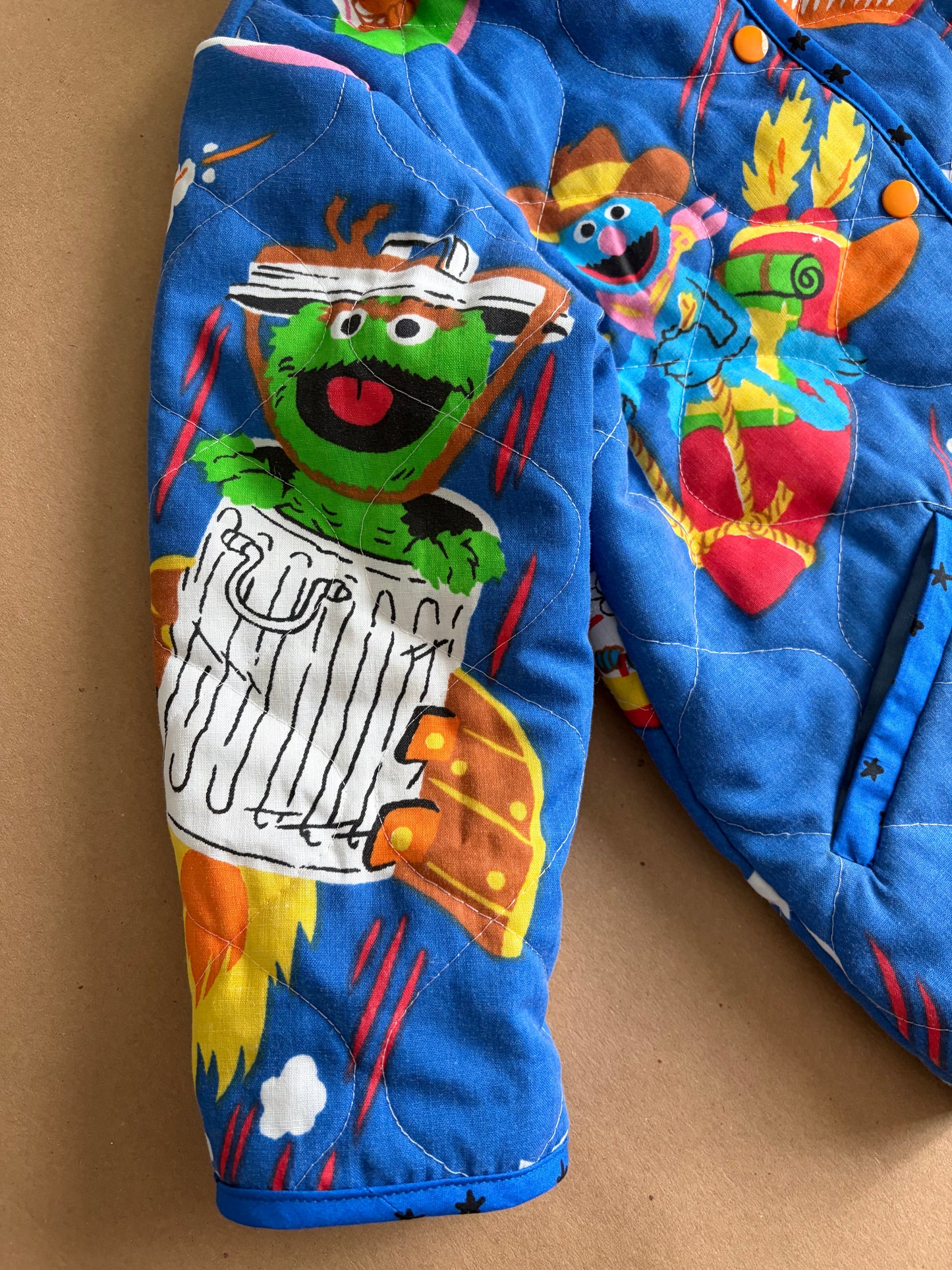 RTS | Quilted Sesame Street two piece set | size 3-4yr