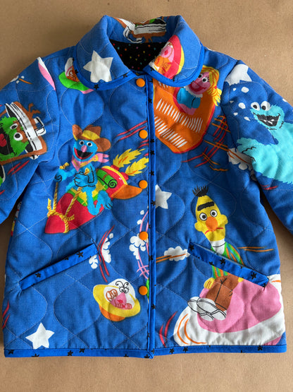 RTS | Quilted Sesame Street two piece set | size 3-4yr