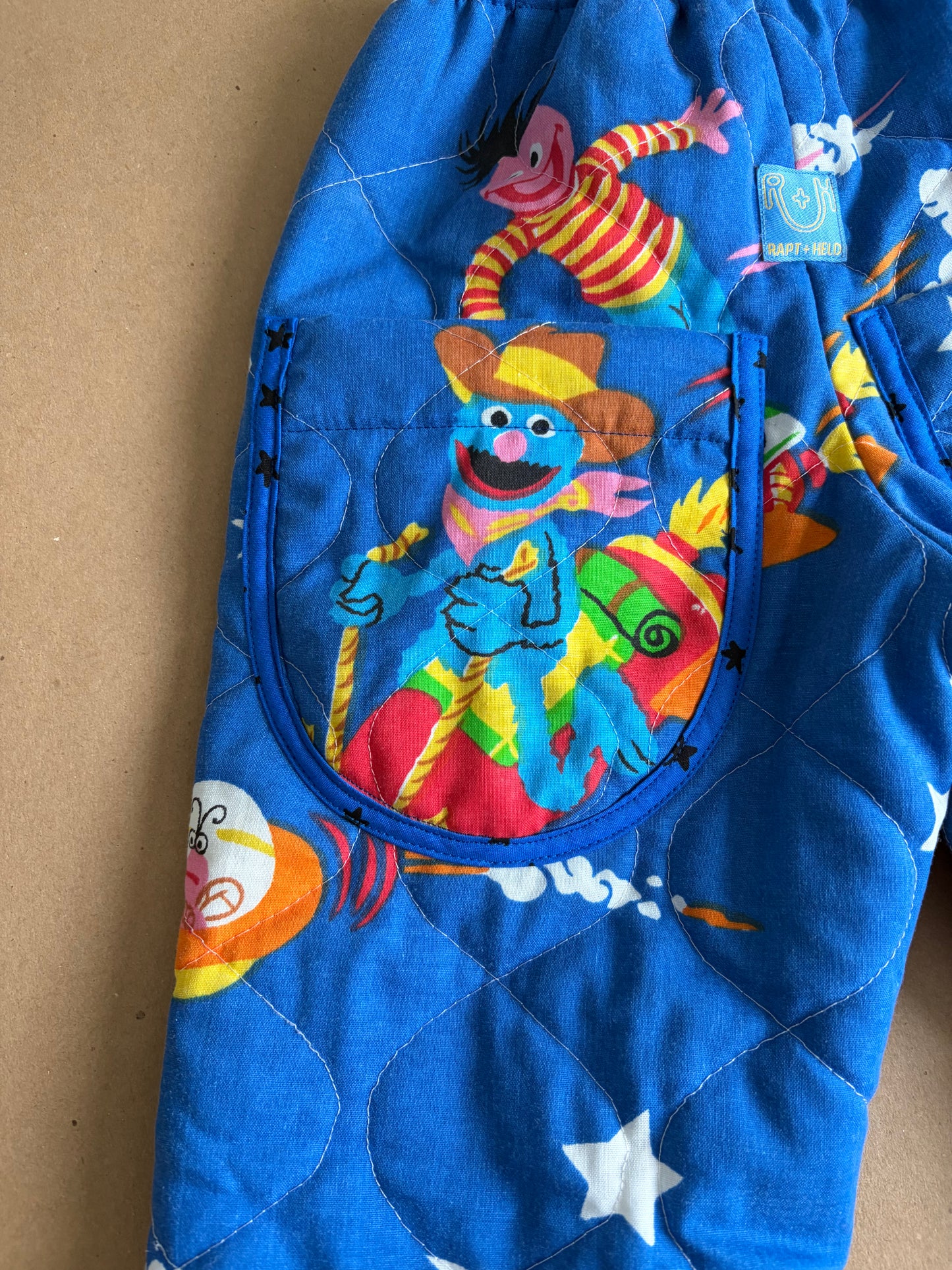 RTS | Quilted Sesame Street two piece set | size 3-4yr