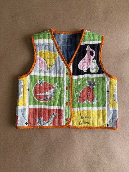 RTS Boxy Quilted Vest | size 7-8yr