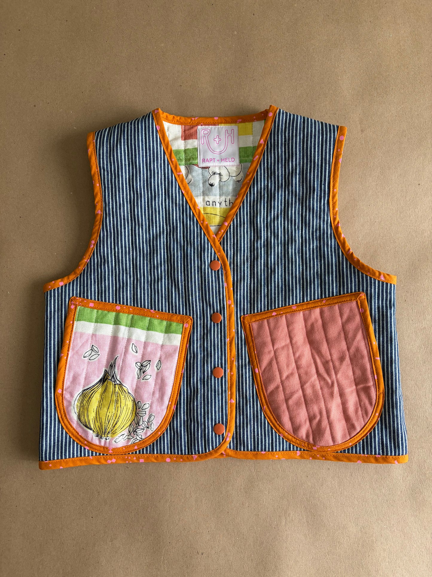 RTS Boxy Quilted Vest | size 7-8yr
