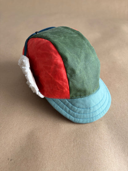 RTS | Waxed Canvas Earflap Cap | Kid size 49-53cm