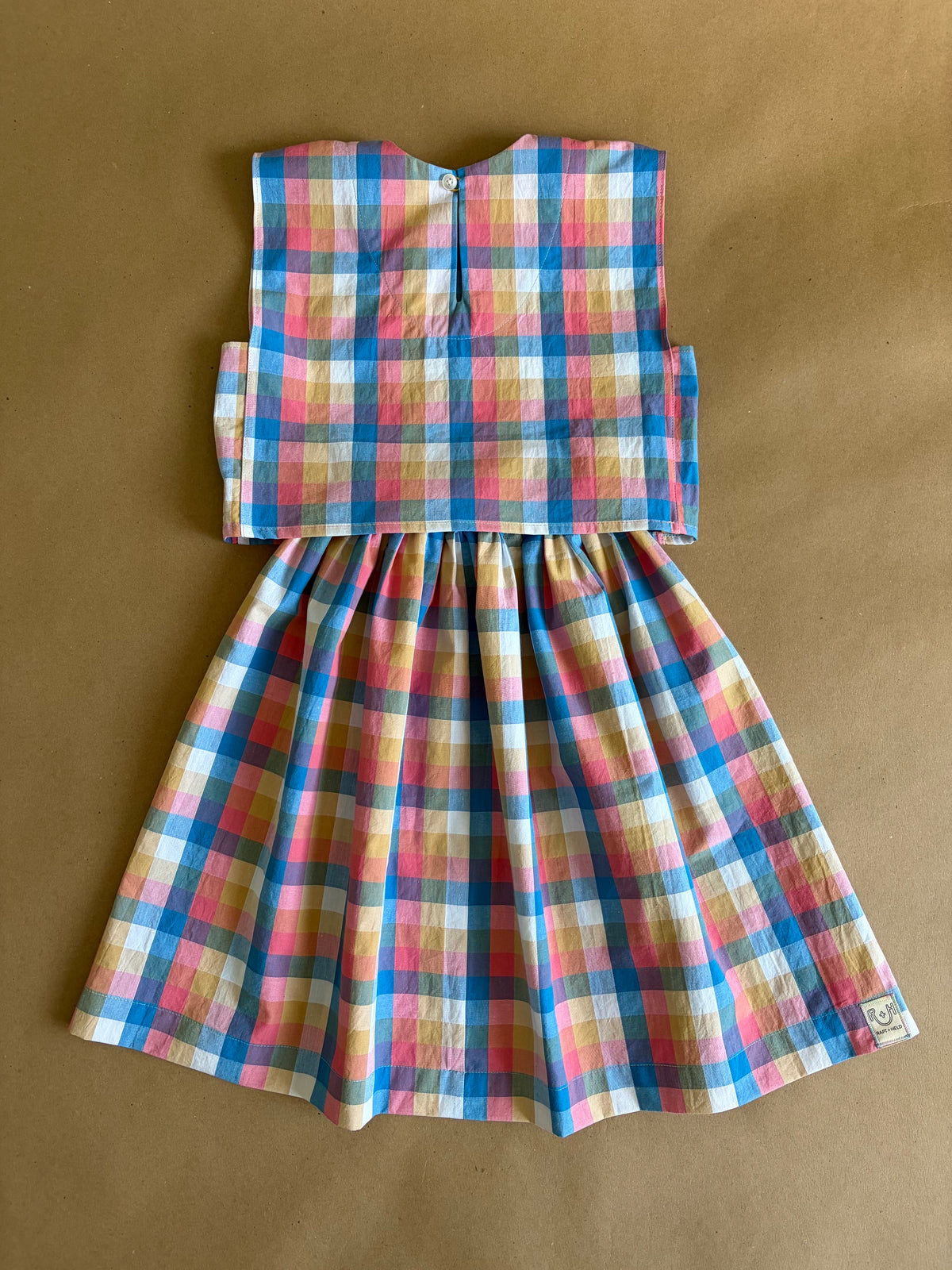 RTS | Two Piece Plaid Cotton Set | size 3-4yr