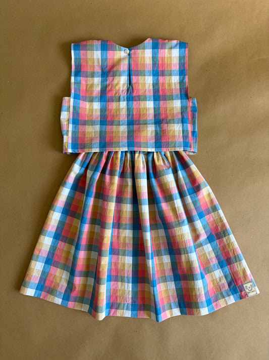 RTS | Two Piece Plaid Cotton Set | size 3-4yr