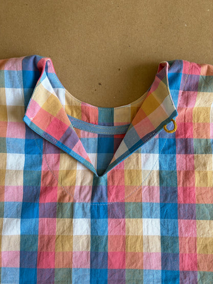RTS | Two Piece Plaid Cotton Set | size 3-4yr