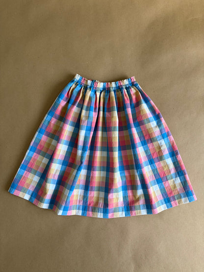 RTS | Two Piece Plaid Cotton Set | size 3-4yr