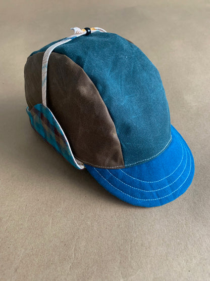RTS | Waxed Canvas Earflap Cap | Kid size 53-56cm