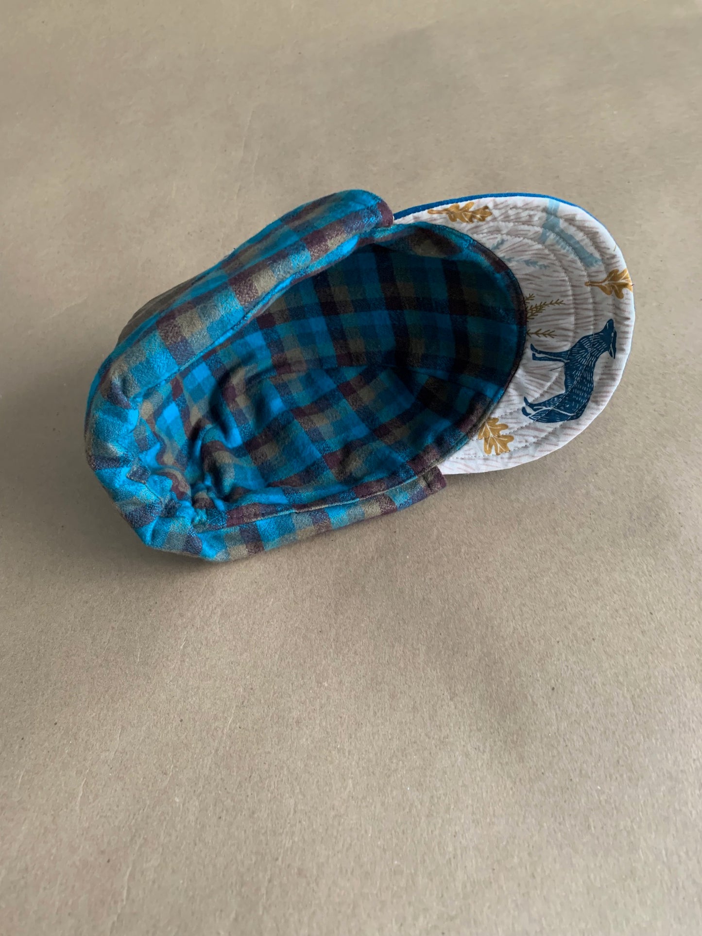 RTS | Waxed Canvas Earflap Cap | Kid size 53-56cm