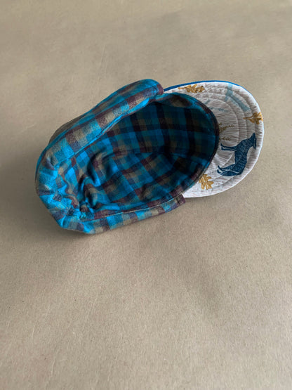 RTS | Waxed Canvas Earflap Cap | Kid size 53-56cm