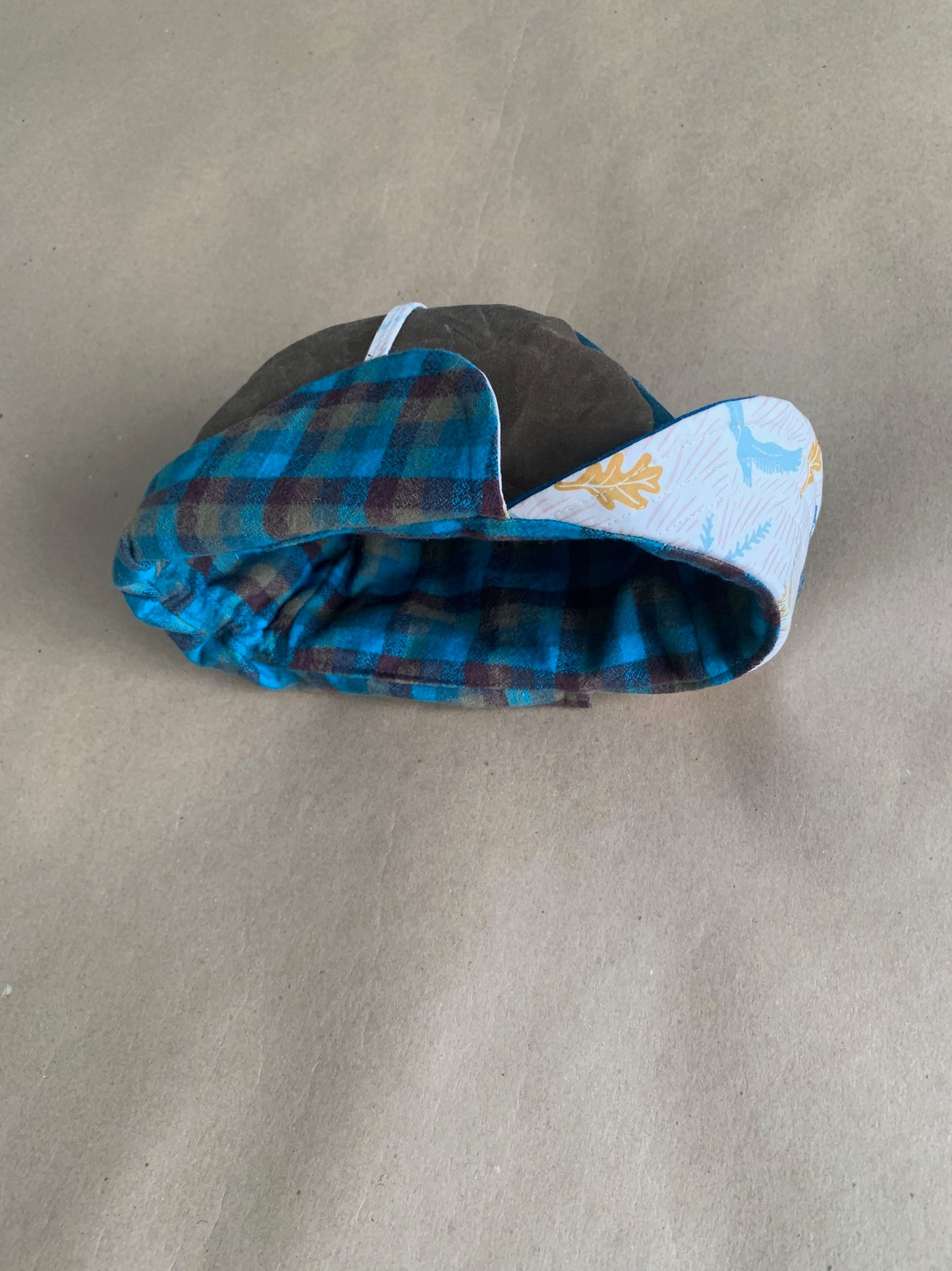 RTS | Waxed Canvas Earflap Cap | Kid size 53-56cm