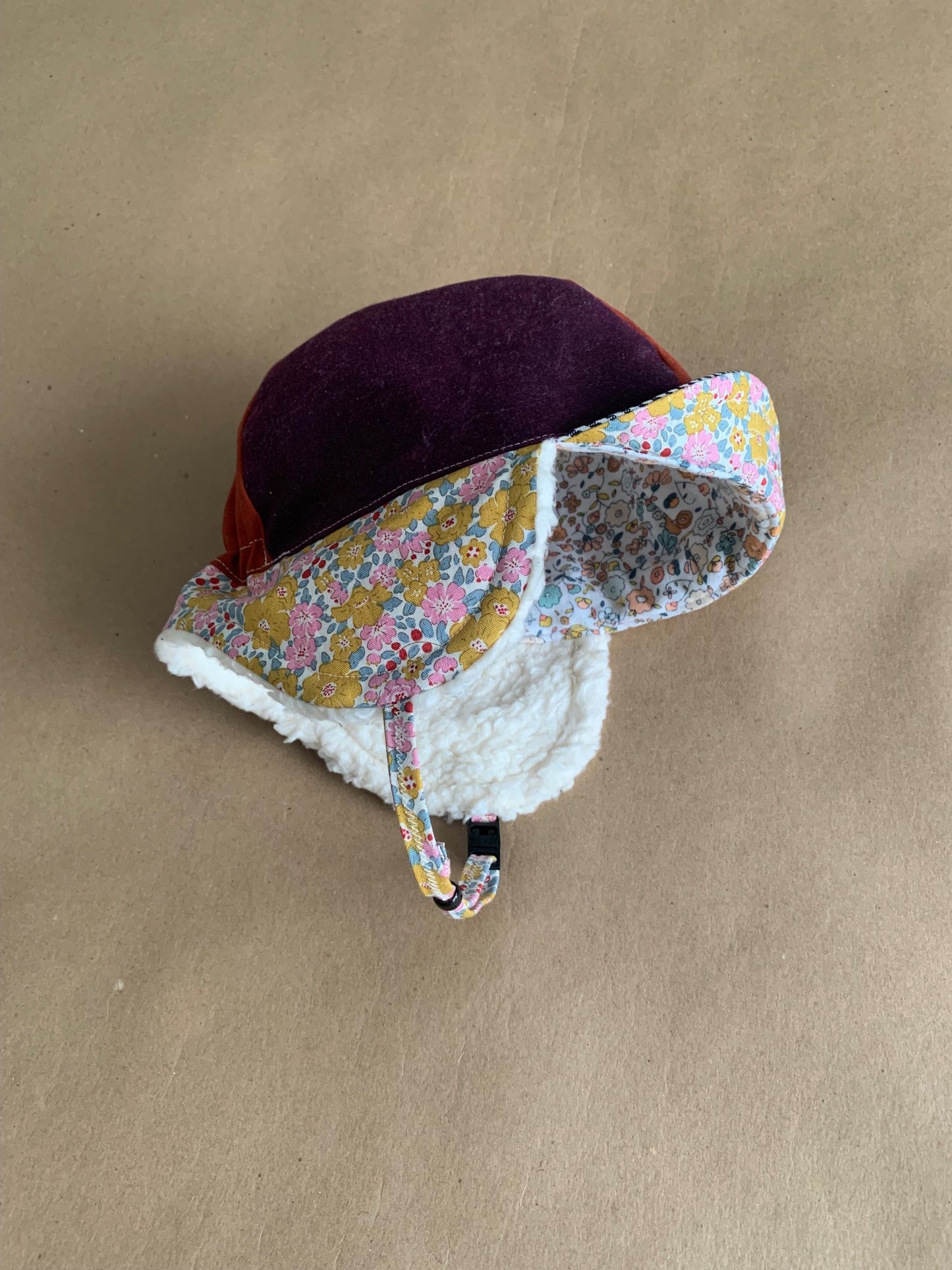 RTS | Waxed Canvas Earflap Cap | Kid size 49-53cm