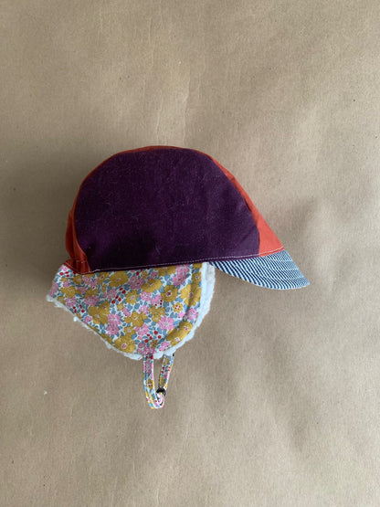 RTS | Waxed Canvas Earflap Cap | Kid size 49-53cm