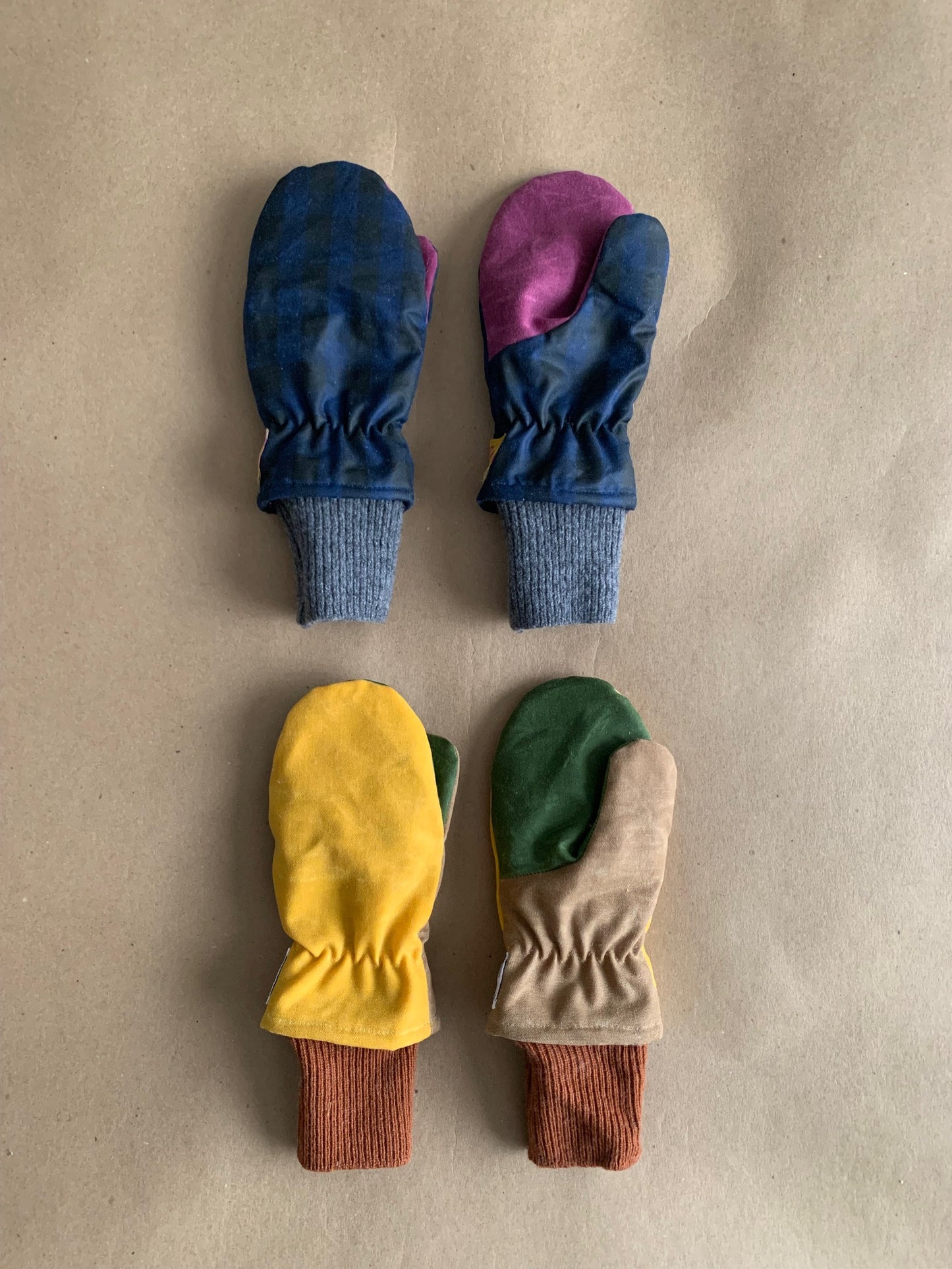 RTS | Waxed Canvas Mittens | baby and toddler sizes