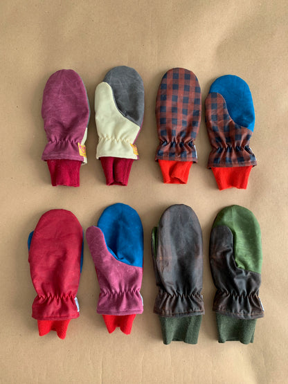 Waxed Canvas Mittens