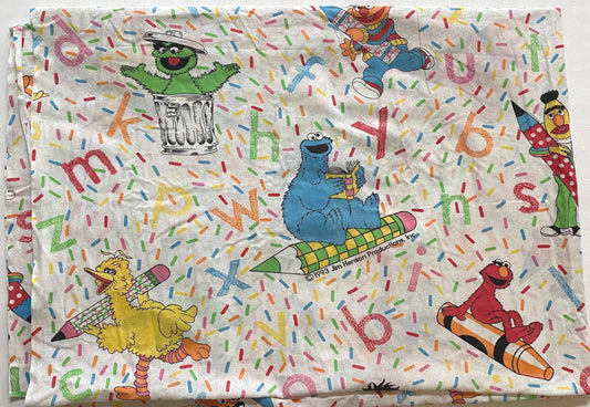 Made to Order | Quilted Chore coat | Sesame Street alphabet sprinkles print