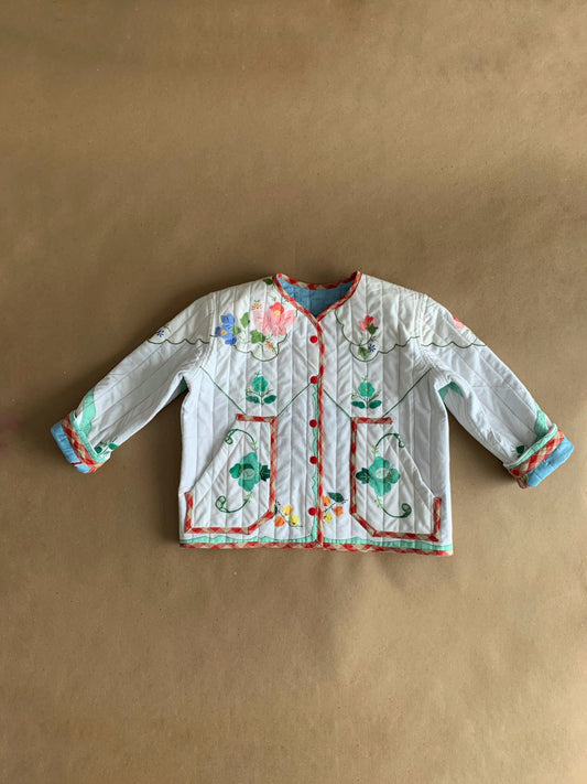 RTS Quilted Reversible Chore coat | size 6-8T