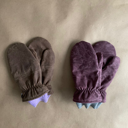 Waxed Canvas Mittens