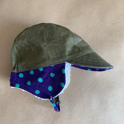 Waxed Canvas Earflap Cap