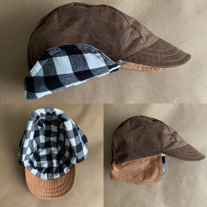 Waxed Canvas Earflap Cap
